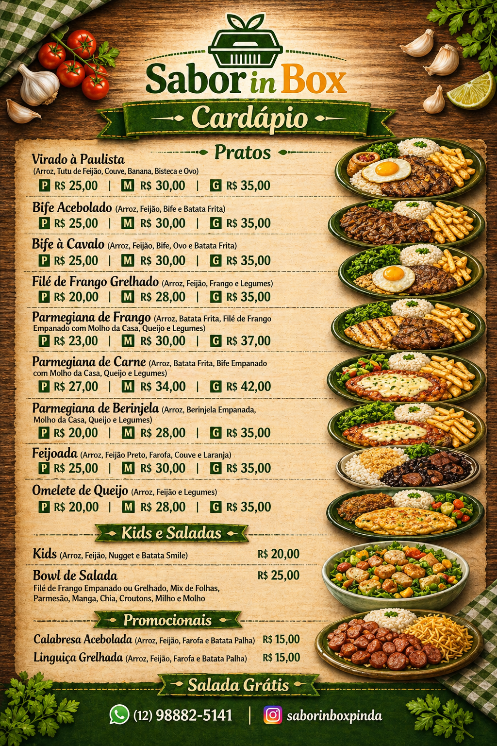 Cardápio Sabor in Box